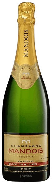 Mandois - Blanc de Blancs Brut Champagne Premier Cru 2017 (750ml)
