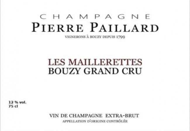 Pierre Paillard - Bouzy Blanc de Noirs 'Les Maillerettes' 2019 (750ml)