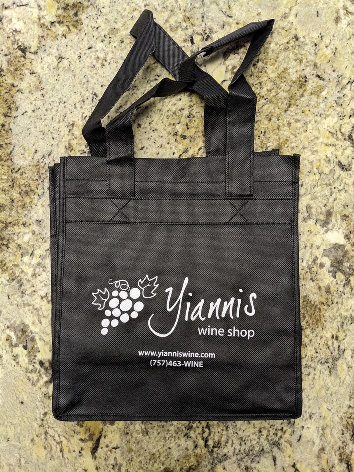 Yiannis Wine Shop - 6-Bottle Wine Tote Bag