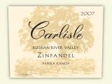 Carlisle - Zinfandel Papera Ranch Russian River Valley 2007 (750ml)
