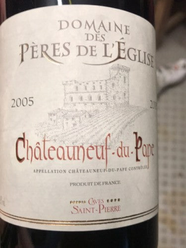 Caves Saint-Pierre - Domaine des Pères de l'Eglise Châteauneuf-du-Pape 2019 (750ml)