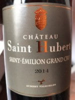 Château Saint Hubert - Saint-Emilion Grand Cru 2015 (750ml)