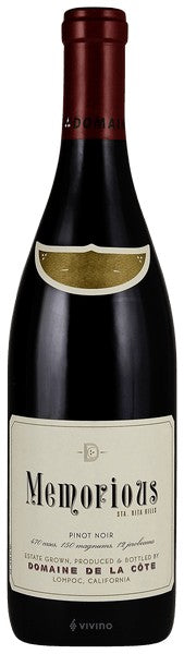 Domaine de la Côte - Memorious Pinot Noir 2022 (750ml)