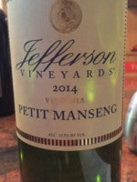 Jefferson Vineyards - Petit Manseng 2022 (750ml)