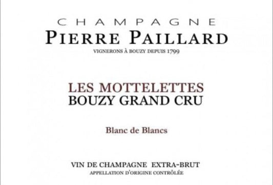 Pierre Paillard - Bouzy Blanc de Blancs 'Les Mottelettes' 2019 (750ml)