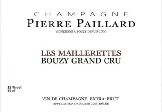 Pierre Paillard - Bouzy Blanc de Noirs 'Les Maillerettes' 2019 (750ml)