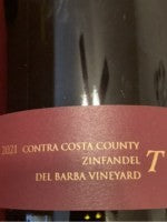 Turley - Del Barba Vineyards Zinfandel 2022 (750ml)