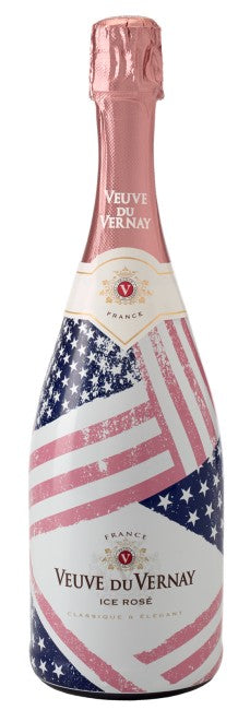 Veuve du Vernay - Stars and Stripes Ice Rose NV (750ml)