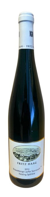 Fritz Haag - Brauneberger Juffer Sonnenuhr Riesling Spatlese 2010 (750ml)