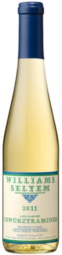 Williams Selyem - Late Harvest Gewurztraminer Vista Verde Vineyard 2011 (375ml)
