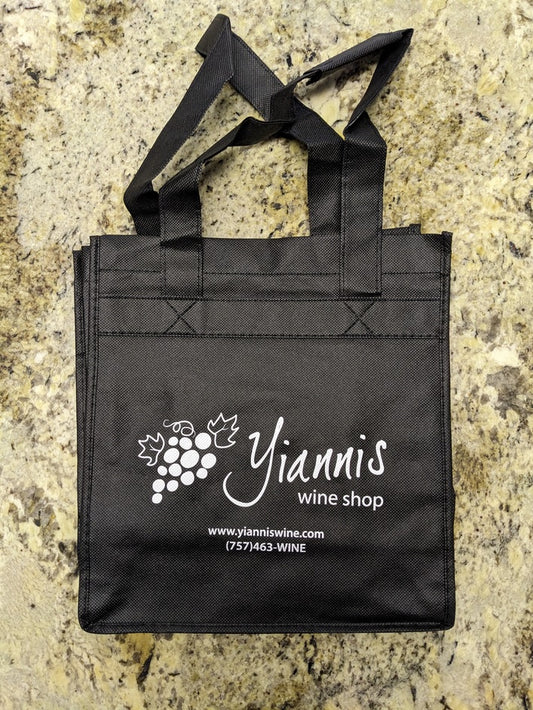 Yiannis Wine Shop - 6-Bottle Wine Tote Bag