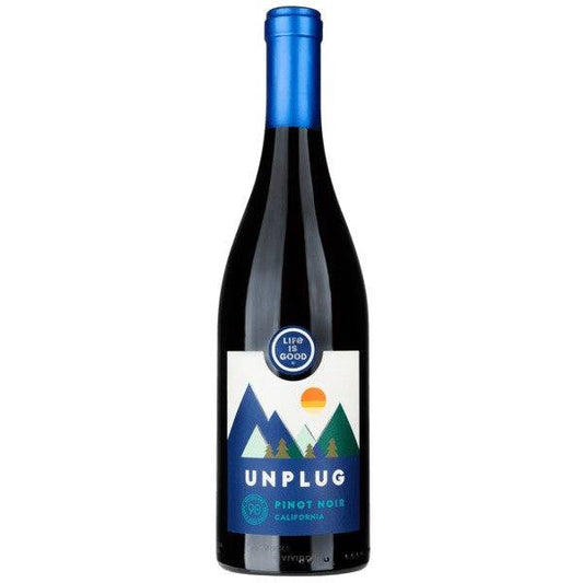 90+ Cellars Life is Good Unplug Pinot Noir 2018 (750ml)