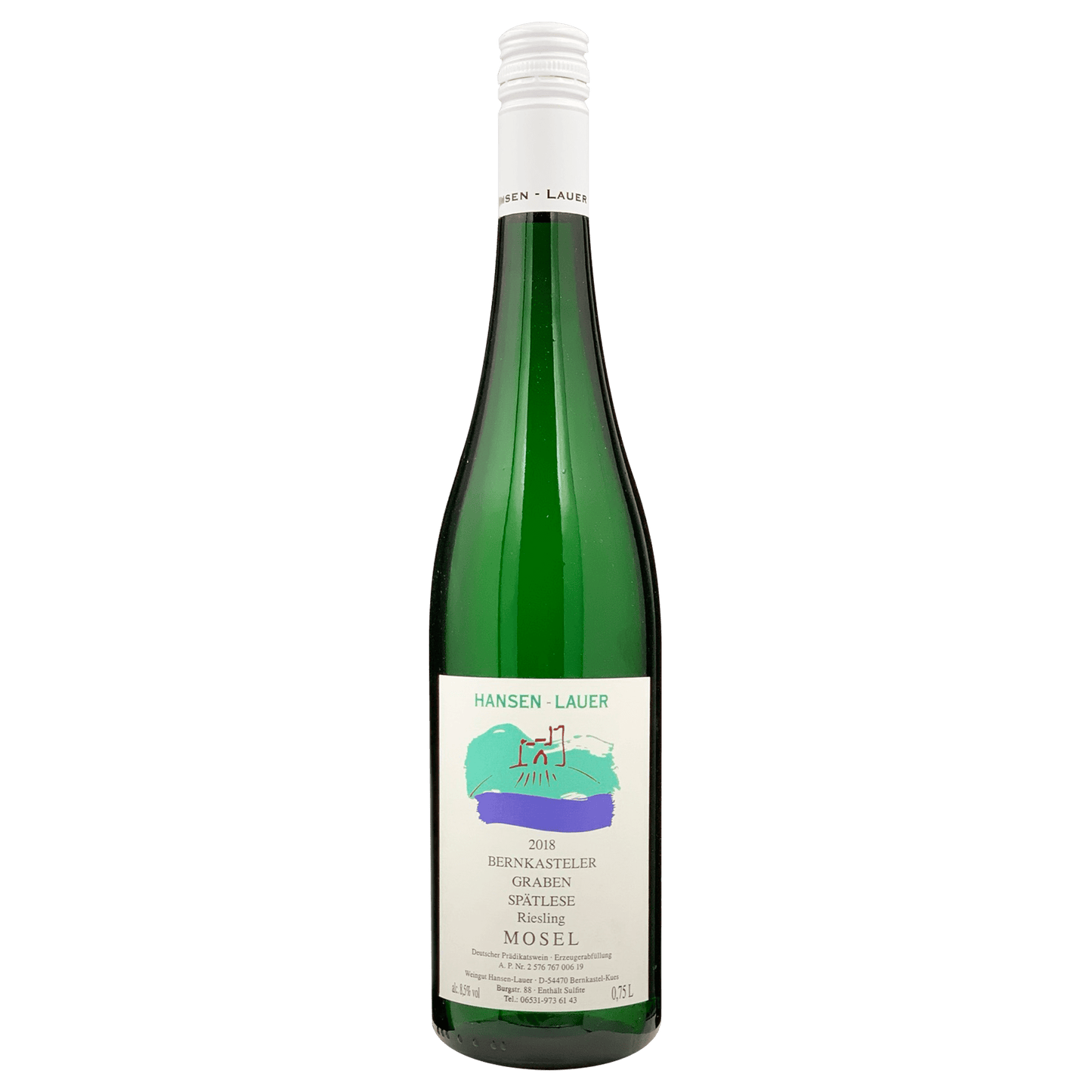 Hansen Lauer Bernkasteler Graben Spätlese Riesling 2020 (750ml)