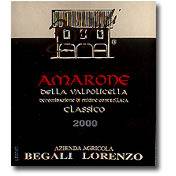 Begali Lorenzo - Amarone della Valpolicella Classico 2018 (750ml)