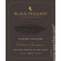 Black Stallion Gaspare Vineyard Cabernet Sauvignon 2020 (750ml)