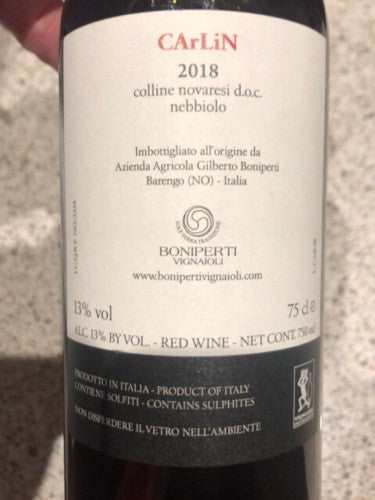 Boniperti Vignaioli - Carlin 2020 (750ml)