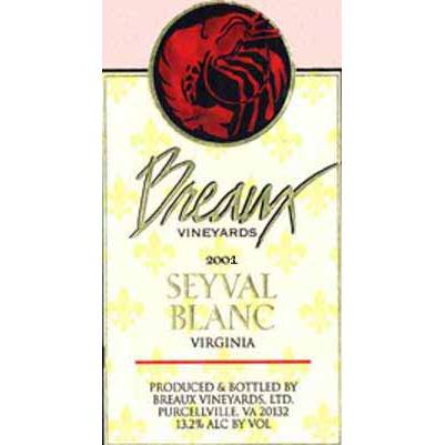 Breaux Vineyards Seyval Blanc Virginia 2016 (750ml)