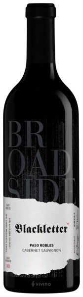 Broadside - Blackletter Cabernet Sauvignon 2019 (750ml)