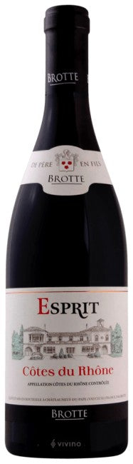 Brotte Cotes du Rhône Esprit Barville Rouge 2021 (750ml)