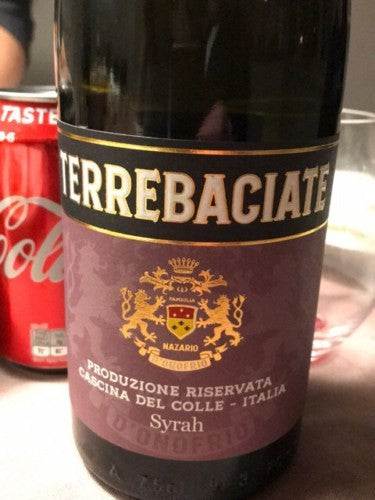 Cascina del Colle Terrebaciate Syrah 2019 (750ml)