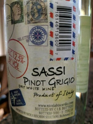 Castellargo Sassi Pinot Grigio 2023 (750ml)