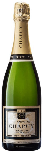 Chapuy Réserve Blanc de Blancs Brut Champagne Grand Cru NV (750 ml)