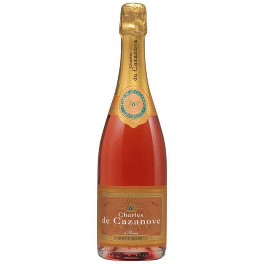 Charles de Cazanove Tradition Brut Rosé Champagne NV (750 ml)