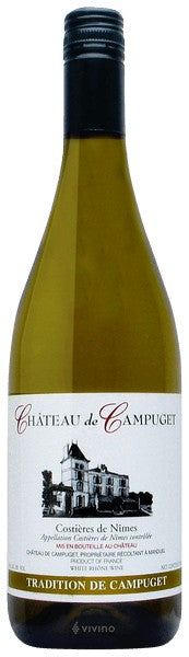 Château de Campuget - Costières-de-Nîmes Blanc (Tradition de Campuget) 2022 (750ml)