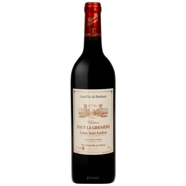 Château de la Greniere Château Haut La Greniere Lussac-Saint-Émilion 2019 (750ml)