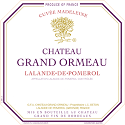 Château Grand Ormeau Lalande-de-Pomerol 2015 (750ml)