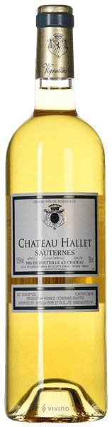 Château Hallet Sauternes 2020 (375ml)