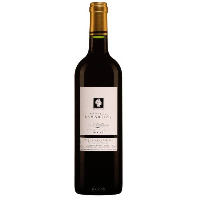 Château Lamartine Castillon-Côtes de Bordeaux 2016 (750ml)