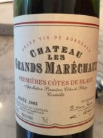 Château Les Marechaux - Premières Côtes de Blaye 2018 (750ml)