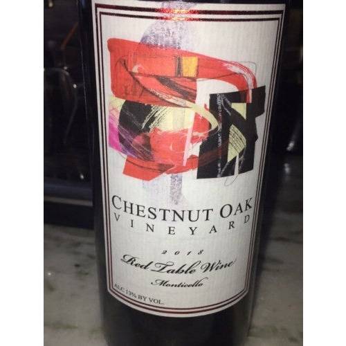 Chestnut Oak Monticello Red Table 2017 (750ml)