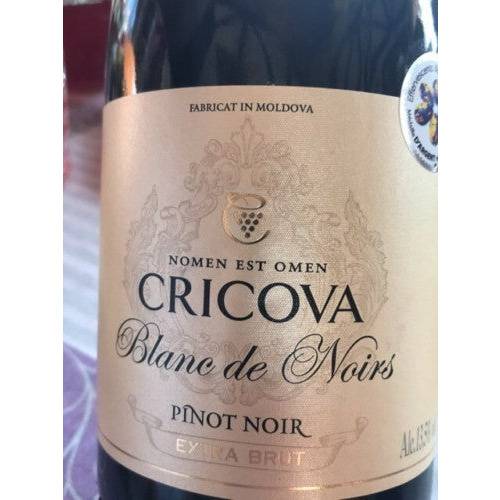 Cricova Blanc de Noirs Pinot Noir Extra Brut NV (750 ml)