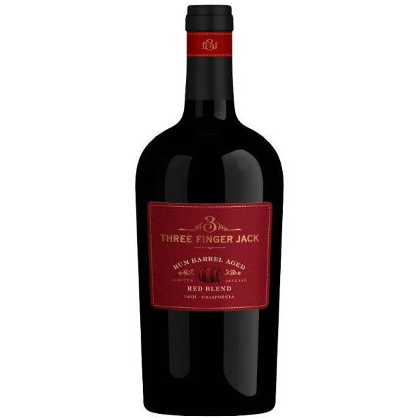 Delicato Three Finger Jack Rum Barrel Aged Limited Release Red Blend 2020 (750ml)