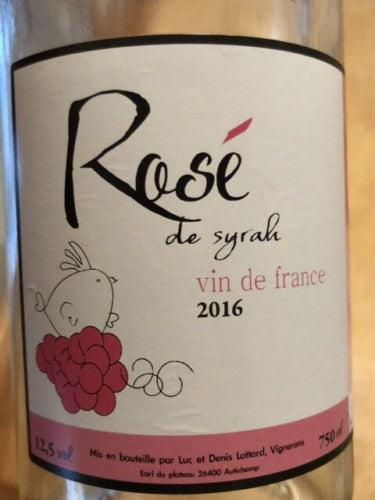 Denis Lattard - Rosé de Syrah 2019