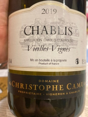 Domaine Christophe Camu Vieilles Vignes Chablis 2020 (750ml)