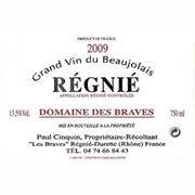 Domaine des Braves Régnié 2017 (750ml)