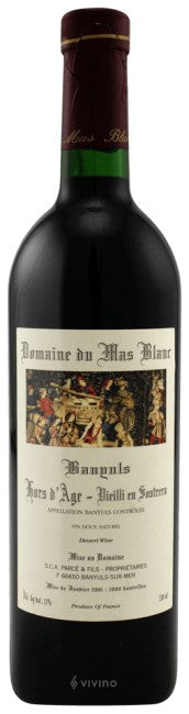 Domaine du Mas Blanc Banyuls Hors d'Age Vieilli en Sostréra NV (375 ml)