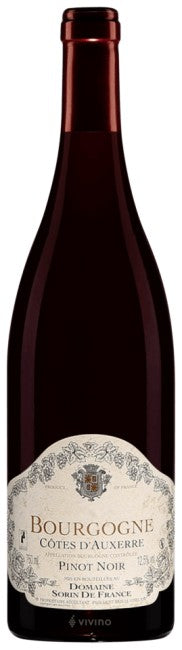 Domaine Sorin de France - Pinot Noir Bourgogne Côtes d'Auxerre 2020 (750ml)