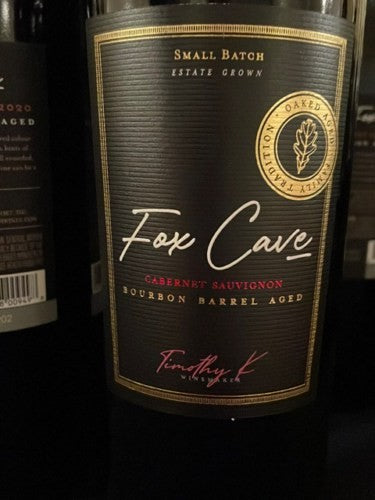 Fox Cave Bourbon Barrel Aged Cabernet Sauvignon 2021 (750ml)