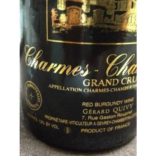 Gerard Quivy Charmes-Chambertin Grand Cru 2018 (750ml)