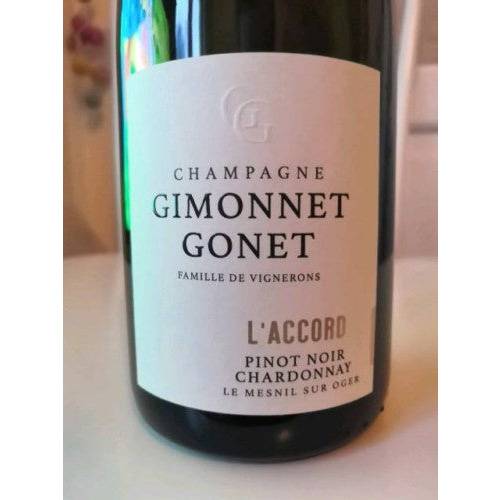 Gimonnet Gonet L'Accord Pinot Noir - Chardonnay Champagne Grand Cru 'Le Mesnil-sur-Oger' NV (750 ml)