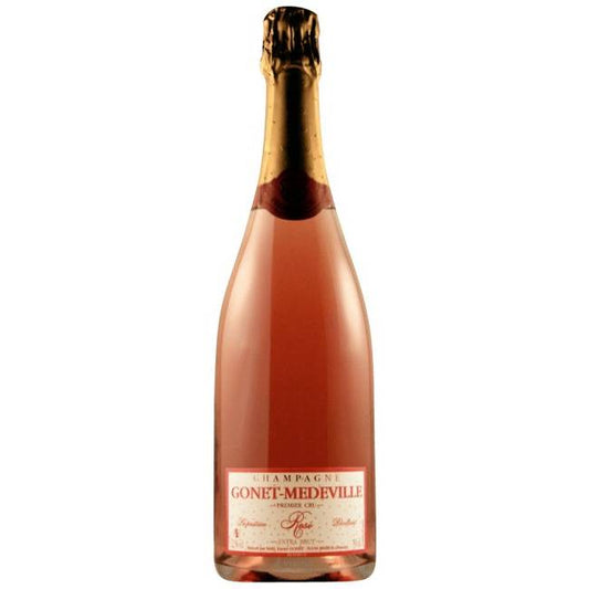 Gonet-Médeville Extra Brut Rosé Champagne Premier Cru NV (750 ml)