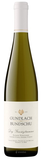 Gundlach Bundschu - Estate Vineyard Dry Gewürztraminer 2022 (750ml)