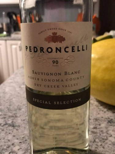 Pedroncelli Special Selection Sauvignon Blanc 2021 (750ml)