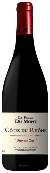 La Ferme du Mont - Première Côte Côtes du Rhône 2020 (750ml)