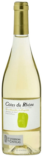 Les Vignerons du Castelas Côtes du Rhône Blanc 2020 (750ml)