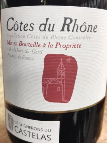 Les Vignerons du Castelas Côtes du Rhône Rouge 2019 (750ml)